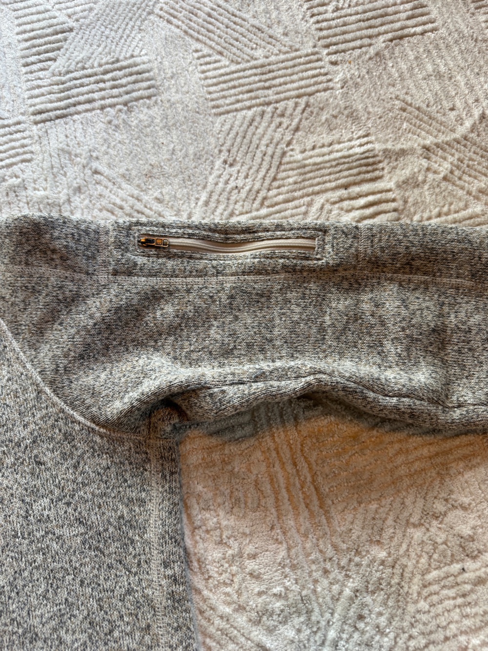 Patagonia Better Sweater Full Zip Jacket Tan Oatmeal Heather Knit Fleece XL - Picture 12 of 12